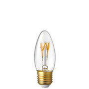 Dulora 3W Candle Tre Loop LED Bulb E27 in Extra Warm, alternate view