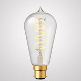 4W Edison Spiral LED Bulb B22 in Extra Warm - LiquidLEDs™ - Edison Bulbs