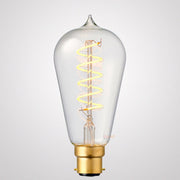 Dulora 4W Edison Spiral LED Bulb B22 in Extra Warm