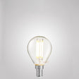 4W Fancy Round LED Bulb E14 Clear in Soft White - LiquidLEDs™ - Fancy Round
