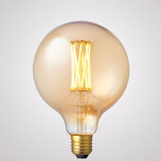 Dulora 6W G125 Amber LED Globe E27 in Ultra Warm