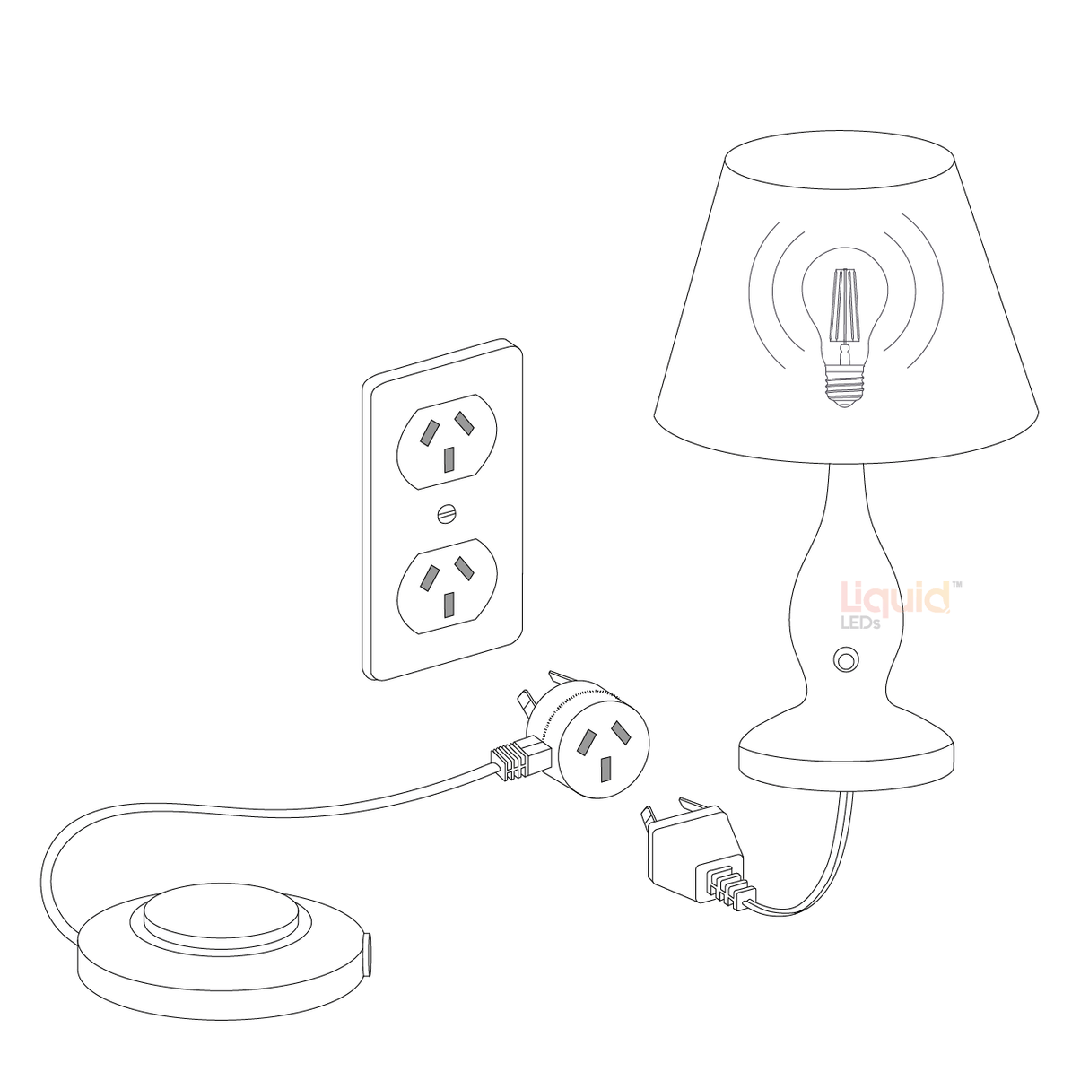 Foot Dimmer and Switch - LiquidLEDs™ - Dimmer
